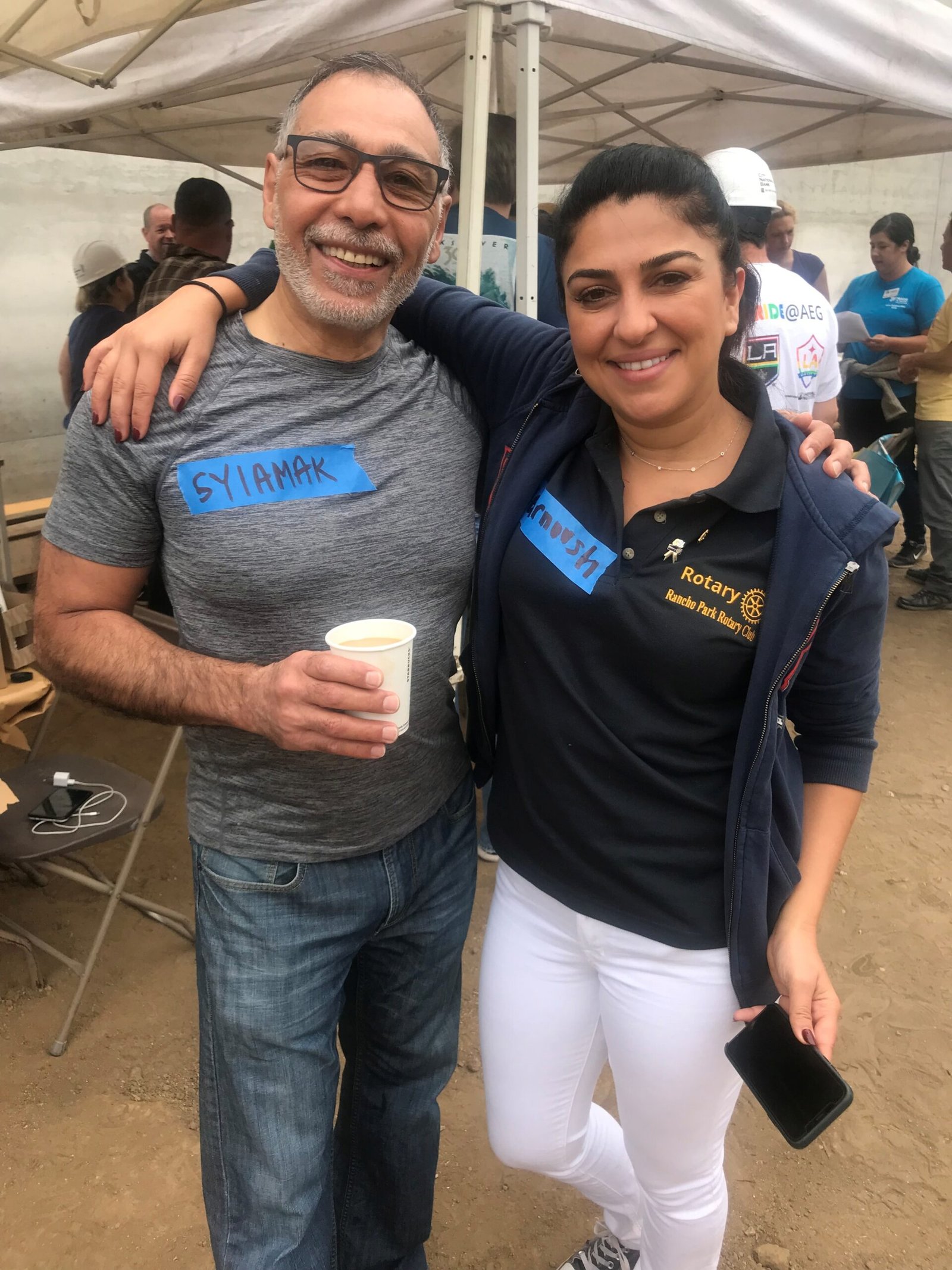 Habitat for Humanity 2024 - morning site setup