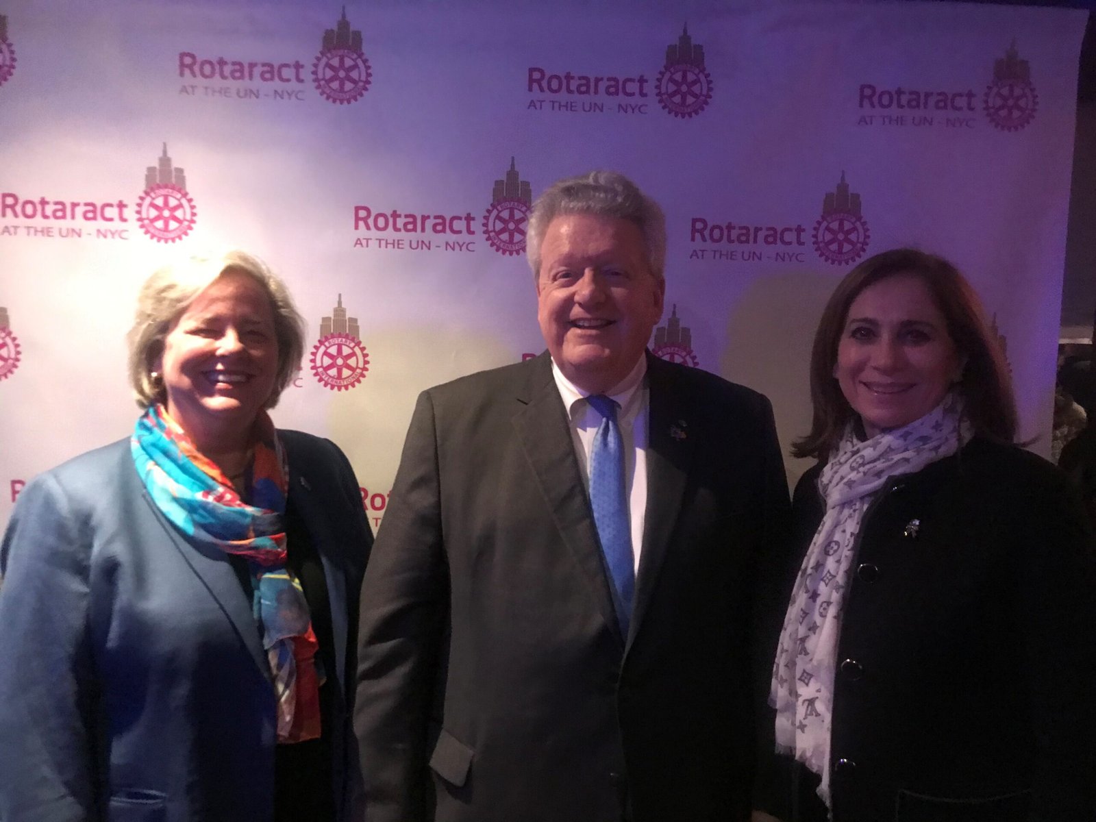Rotaract at the UN - NYC 2024 - group discussion